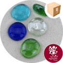 Glass Nuggets - Ocean Mix - Design Pack - 9115